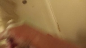 Jacking off until I'm paid enough to buy an iphone Day-8 after shower cum