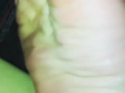 Hot and Slippery Foot Massage
