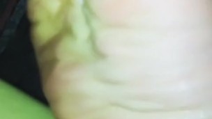 Hot and Slippery Foot Massage
