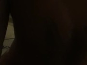 Twerking to awesome cum shot and swallowing 9/16