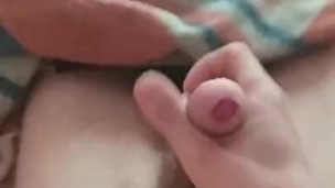 Masturbating
