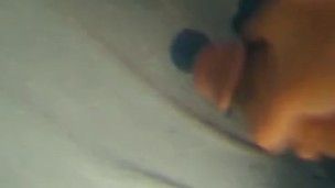 Big dick cumming on bed sheets