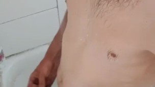 Wet hard cock