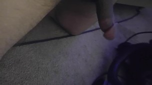Vacuum Sucking bushy cock