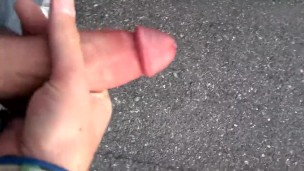 My cum public