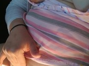 Playing with my wet pussy in the Target parking lot