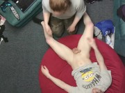 Caught on Camera Sucking Off Her Roomie and She Keeps Going 2/16