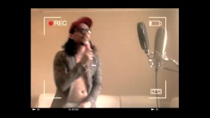 Lil Tweet Dancing in Underwear, Opening his Filthy Mouth, Rubbing his Belly