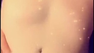Curvy Babe Plays with Pussy on Snapchat