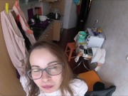 Teen pussy creampie contractions & pussy farts 1/16