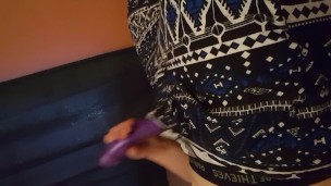 Thick purple dick - ftm jacking it