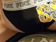 Getting some cock in my new VS PINK panties POV 9/16
