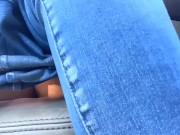 Peeing in car