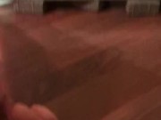 Horny girl takes on big dildo 11/16