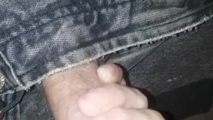 Slow stroking part 1. Enjoying the pleasure of my hand on my big dick.