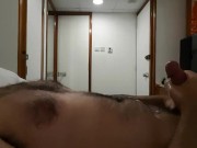 Cumming on my chest