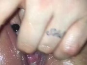 Sister squirting on camera for little stepbrother