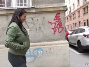 GERMAN SCOUT - BIG HANGING TITS TEEN CHLOE TALK TO FUCK AT STREET CASTING 5/16