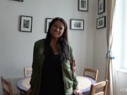 GERMAN SCOUT - BIG HANGING TITS TEEN CHLOE TALK TO FUCK AT STREET CASTING 8/16