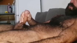 Hairy bearded xxl big load