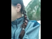 Pissing beside the car 2/16