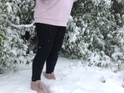 Horny Canadians in the Snow | Behind the Scenes of our Blow in the Snow Vid 1/16