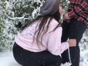 Horny Canadians in the Snow | Behind the Scenes of our Blow in the Snow Vid 15/16