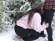 Horny Canadians in the Snow | Behind the Scenes of our Blow in the Snow Vid 4/16