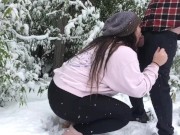 Horny Canadians in the Snow | Behind the Scenes of our Blow in the Snow Vid 6/16