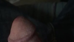Drooling cum on my pierced cock