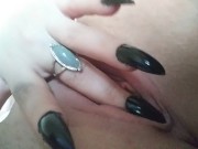 Short female solo tease