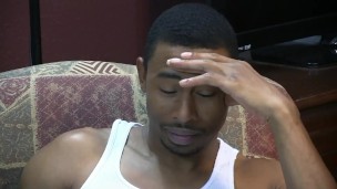 Direct prostate stimulation drained the precum from Loras' cock