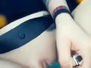 Masturbating on the way to the beach 1/16