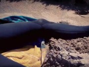 Jerking Off At Public Beach After Surf