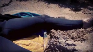 Jerking Off At Public Beach After Surf