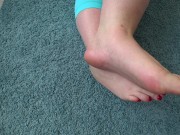 bow to the big female legs! 14/16