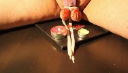 Bondage torture flash game - Easter cbt egg painting torture. candle wax and caning. bdsm ballbusting.