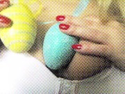 Happy Easter and boob play from Carlycurvy! 4/16