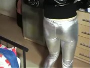 Young Babe In Nylon Pantyhose Encasement Mask Fetish - 2/2 16/16