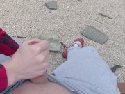 Blowjob in public in the park-Sweet girl swallows my sperm 12/16