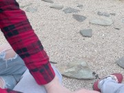 Blowjob in public in the park-Sweet girl swallows my sperm 4/16