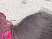 Blowjob in public in the park-Sweet girl swallows my sperm 5/16