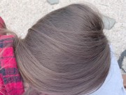 Blowjob in public in the park-Sweet girl swallows my sperm 6/16