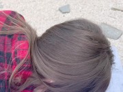 Blowjob in public in the park-Sweet girl swallows my sperm 7/16