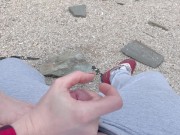 Blowjob in public in the park-Sweet girl swallows my sperm 8/16