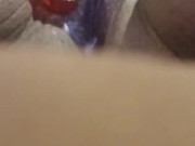 Playing with my Creamy Pregnant Pussy