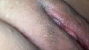 Pulsating orgasm with vibrator