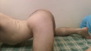 Yoga masturbation with anal fingering 01