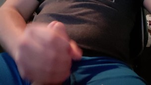Stroking My Chubby Cock and Cumming 3