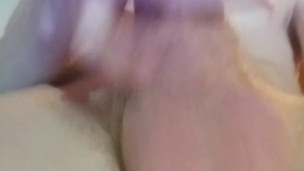 Teen Strokes Big Cock and Cums